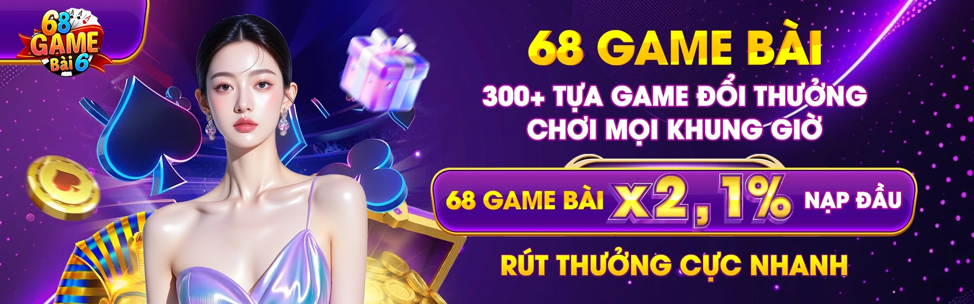 68gamebai ưu đãi x2.1 nạp đầu