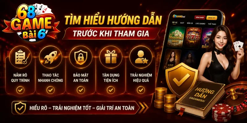 Vì sao nên tìm hiểu hướng dẫn 68GameBai trước khi tham gia?